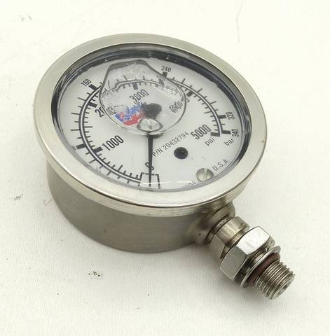 Манометр KMF 20432794, измеритель давления 0–5000 psi 0–340 bar, индикатор давления