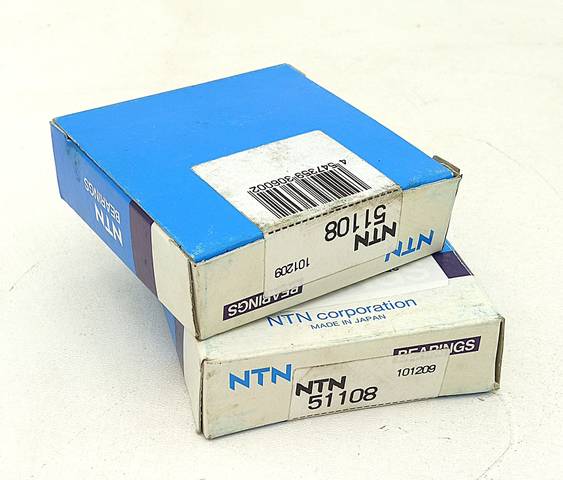 2x NTN 51108 محامل كروية محورية