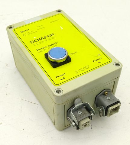 Силовой выключатель Schäfer Elektro IFM-B1-W-1,0A, выключатель двигателя 400 В 10 А, блок управления