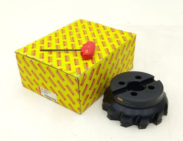 آلة صنفرة Sandvik Coromant 490-160Q40-14M Ø160 mm – رأس صنفرة، 14 شفرة قطع