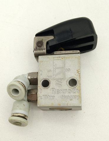 Pneumatic valve, 3/2-way, mechanical actuator, max. 10 bar, 0820408004