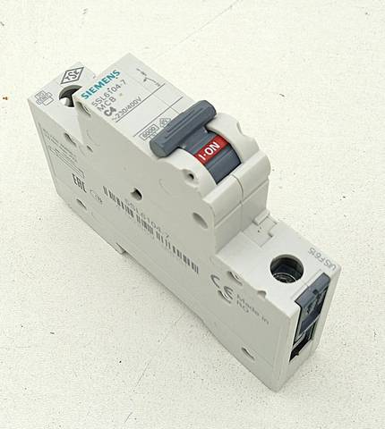 SIEMENS 5SL6104-7 قاطع حماية الخط وقاطع الحماية 230/400V 6kA
