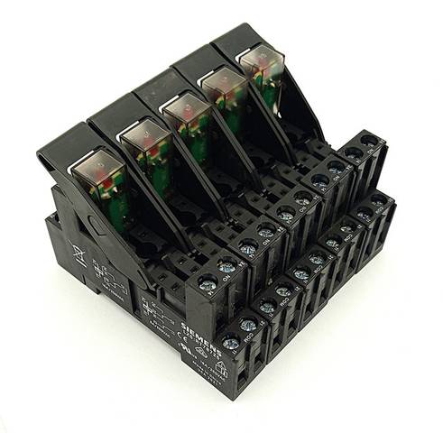 5x Siemens RT78725 Relay Sockets Relay