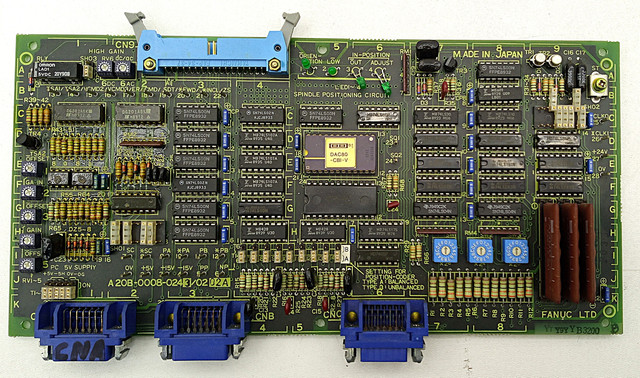 FANUC A20B-0008-0245/02A Spindle Positioning Circuit Control Card YTY9YYB3200