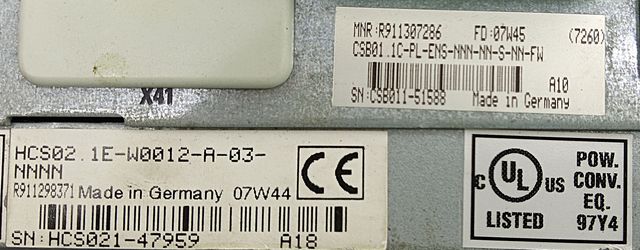Сервоконтроллер Bosch Rexroth HCS02.1E-W0012-A-03-NNNN IndraDrive C R911298371