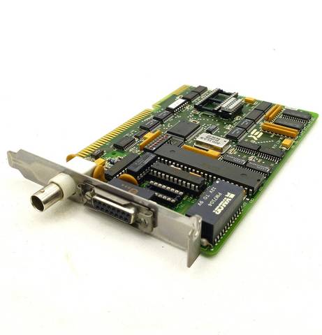 Сетевая карта Micom Interlan NI5210 ISA BNC 10BASE2 AUI 60-10-002-008, коаксиальная