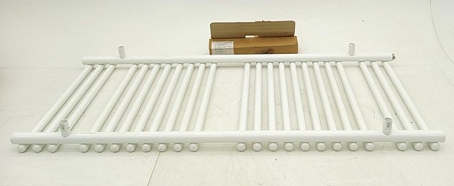 Радиатор для ванной комнаты 115x50 cm RAL 9016, включая комплект подключения, отопление радиаторами