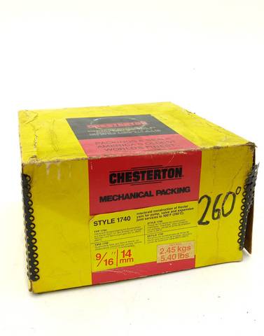 Chesterton 1740 Kevlar Packing Cord 14 mm 9/16" PTFE Pump Valve Spool
