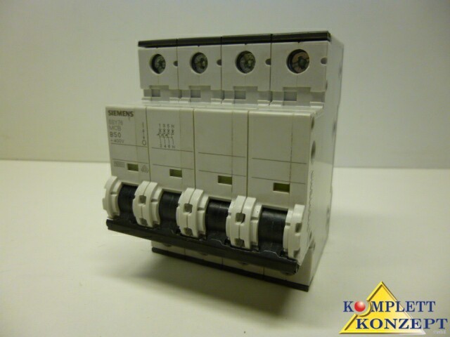 Siemens 5SY7650-6 автоматический выключатель 400V 15kA 3+Npol 50A