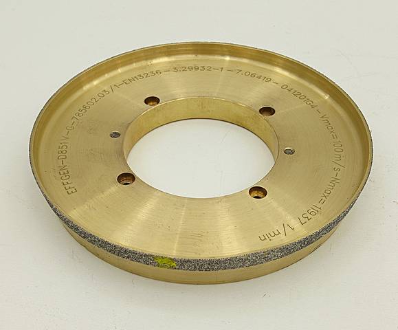 Effgen Diamond Grinding Wheel D851V-G Grinding Wheel Vmax= 100m
