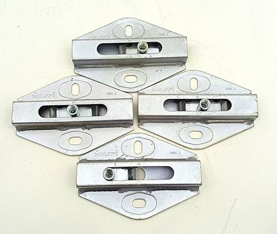 Hilti MRG 2 Mounting Rail Holder Rail Support Roller Glider 4x Set