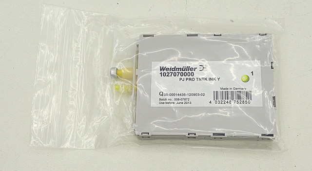 Weidmüller Ink Tank Ink Cartridge 1027070000 Yellow PJ PRO TNTK INK Y