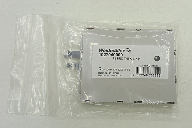 Weidmüller 1027040000 PJ PRO TNTK INK K Чёрный картридж с чернилами для чернильного бака