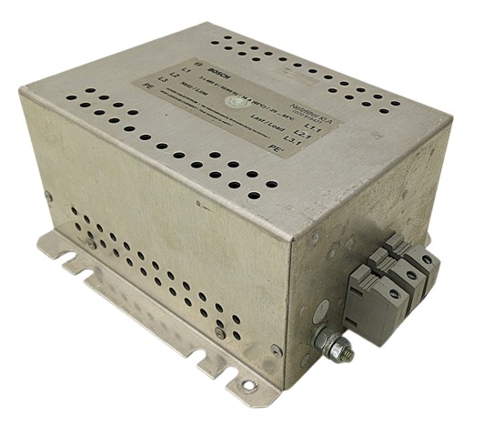 Bosch Mains Filter KI.A 1070 918477, 3-Phase Mains Filter, 3 x 480V, 25A Industrial Mains Filter
