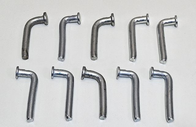 10x SSI Schäfer PR600 Pallet Racking Safety Pin 8 mm Ø Safety Cotter Pin