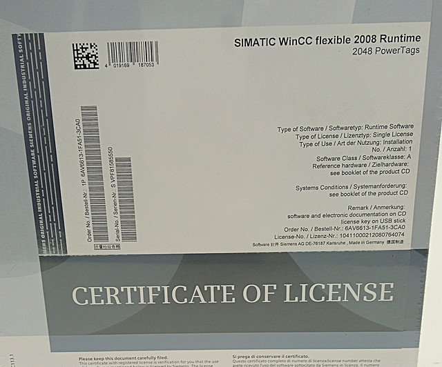 Siemens SIMATIC WinCC Flexible 2008 Runtime Software Siemens SIMATIC WinCC Flexible 2008 Runtime Software