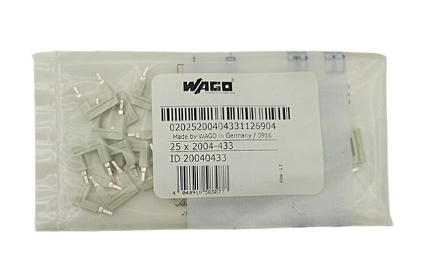 25x Wago 2004-0433 Jumper for Terminal Blocks
