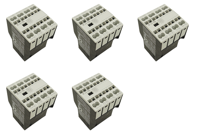 5x Eaton DILA-XHIC22 XTCEXFACC22 auxiliary contact module