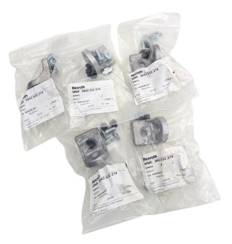 5x Rexroth 3842532274 (R35×38) زوايا من سبائك الألمنيوم