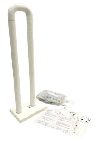 Normbau 0447010 Folding Support Rail White