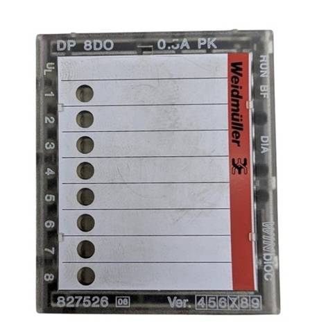 Weidmüller 827526 DP8 DO Winbloc Module 0.5A PK