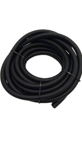9m black corrugated flexible PVC/PU hose