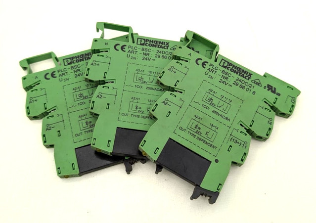 3x Phoenix Contact 29 66 01 6 PLC Basic Terminal