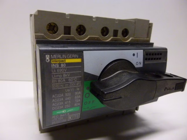 Merlin Gerin interpact INS 80 Gleichstromschalter Stromschalter Schalter
