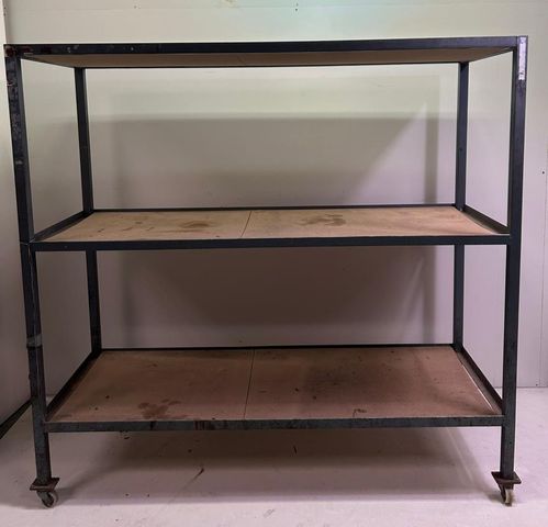 Shelving cart storage shelf mobile 1900 mm shelf 3 levels