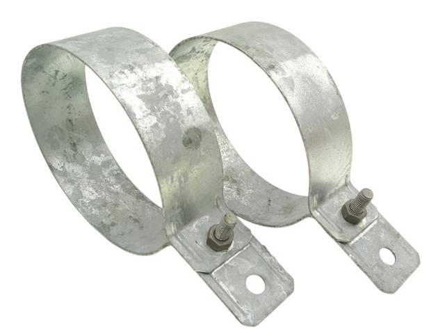 2x Dehn 420120 Stainless Steel Downpipe Clamp Pipe Clamp Ø120mm