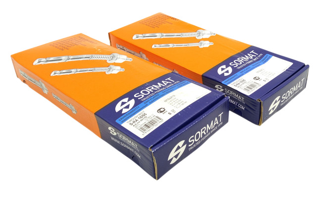 10x Sormat S-KA 16/95 M16x213 مسمار مرساة للأحمال الثقيلة، مسمار تثبيت نافذ