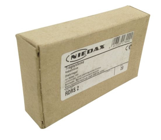 20x حامل Niedax RDRS 2 لمجرى الكابلات وغطاء لمجرى التوزيع