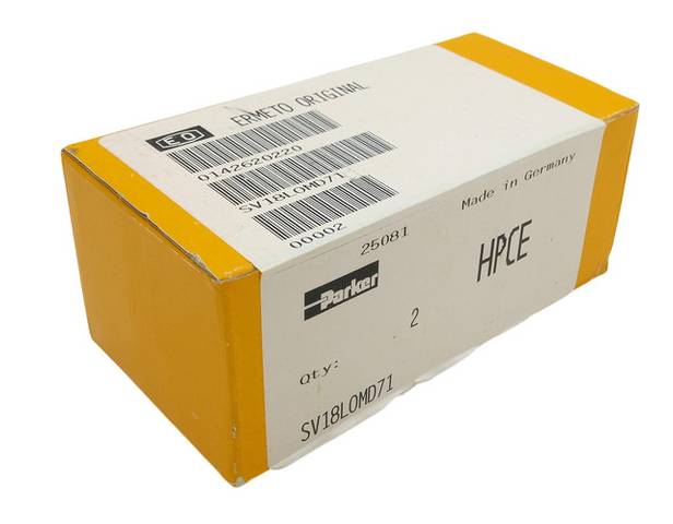 2x Parker Ermeto Original SV18L0MD71 DIN Fittings
