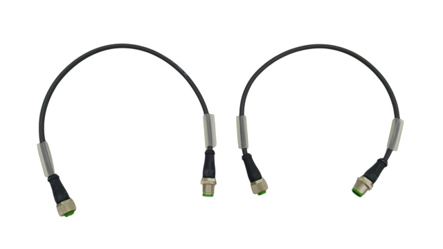 2x 3m كابل Murrelektronik 7000-40041-7320030 M12 بترميز A