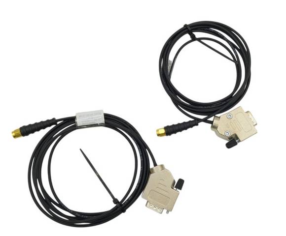 2 x 2 m MiL-C-17F SMA to SMA Coaxial RF Cable RG174AU