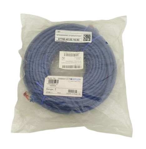 30 м Kistler KSM036460-30 RJ45 синий безгалогенный патч-кабель