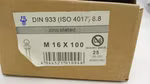 Bild 2 Robuste verzinkte Schraube mit Mutter M16 × 100