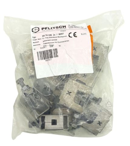 10x مشبك تثبيت حوامل قنوات الكابلات الشبكية Pflitsch GK TK X36 ZN