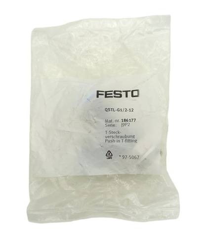 Festo 186177 QSTL-G1/2-12 قطعة T مع خيط خارجي