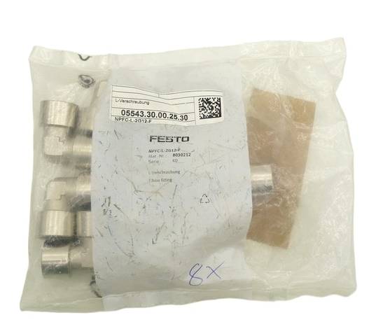 8x Festo 8030212 NPFC-L-2G12-F Резьбовой угловой фитинг