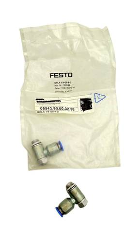 2x Festo 193145 GRLA-1/8-QS-8-D дроссель с обратным клапаном