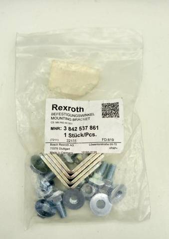 Bosch Rexroth AG 3842537861 Комплект монтажных кронштейнов M8