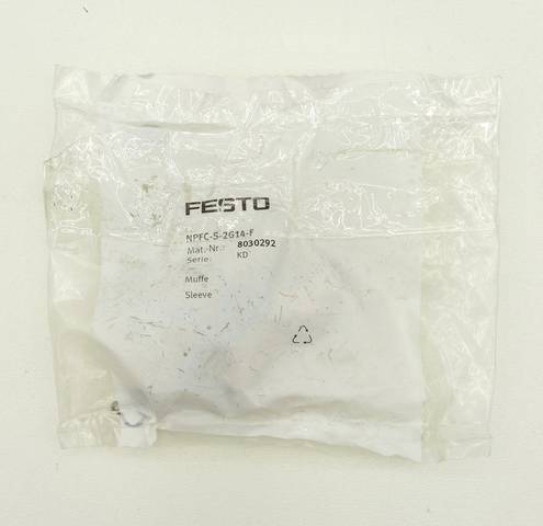 5x Festo 8030292 NPFC-S-2G14-F Brass Sleeves Nickel-Plated