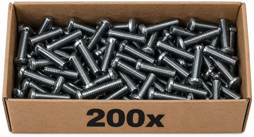 200x Reyher 07380.110.0080.040 Flat Head Screw M 8x40