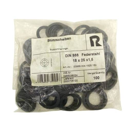 100x Reyher 00988004182515 Spring Steel Washers 18x25x1.5