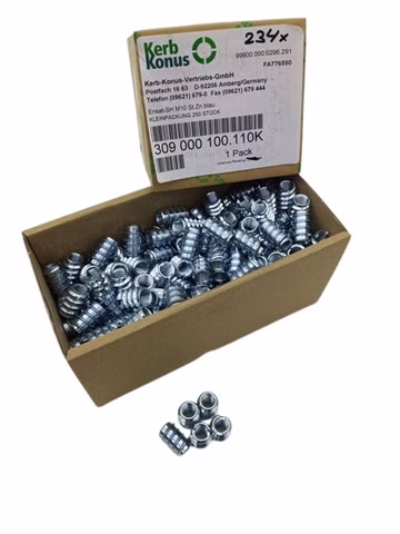 234x Bordstein Konus Ensat 309000100110K M10 Einsätze