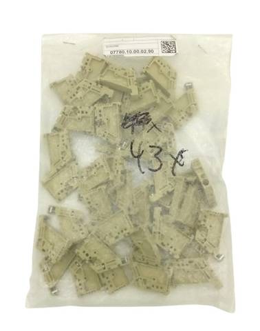 43x концевой держатель Weidmüller 0383560000, бежевый, TS 35 V-2 Wemid