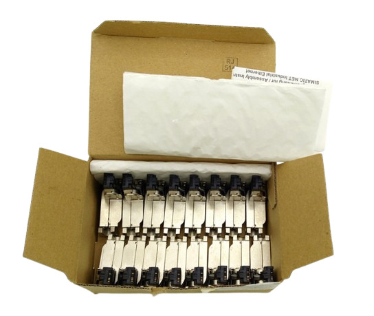 16x Siemens 6GK1901-1BB20-2AB0 قابس بزاوية 90 درجة، طقم توصيل وأسلاك