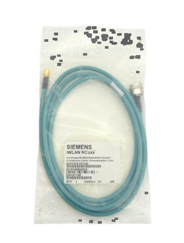 2m Siemens 6XV1875-5CH20 Flexible Antenna Connection Cable