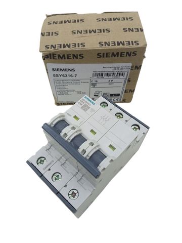 Siemens 5SY6316-7 3-pole circuit breaker 400V/16A